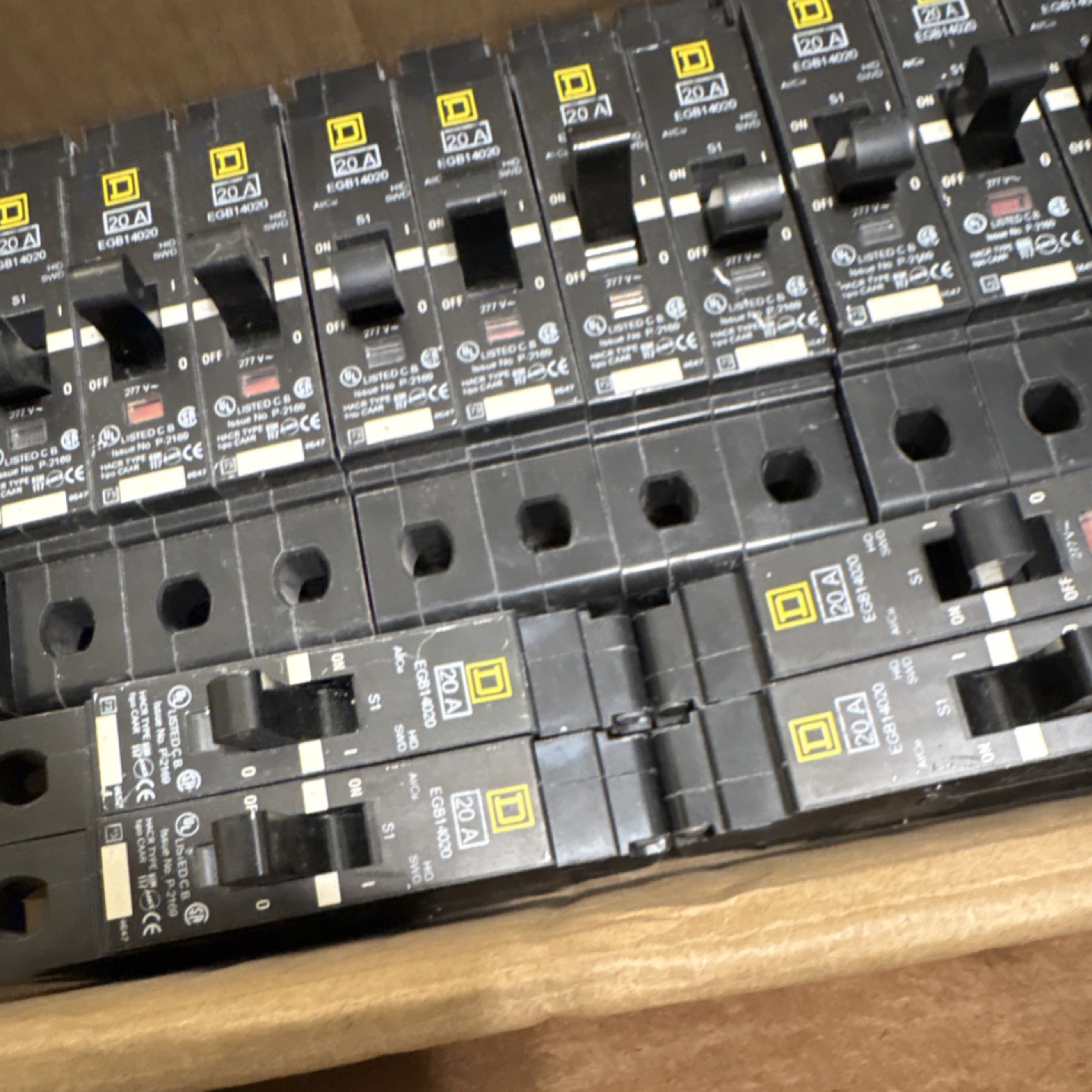 Square D QO120 QO230 20A 30A 1-2 Pole 120/240V Circuit Breaker Lot of 21-30
