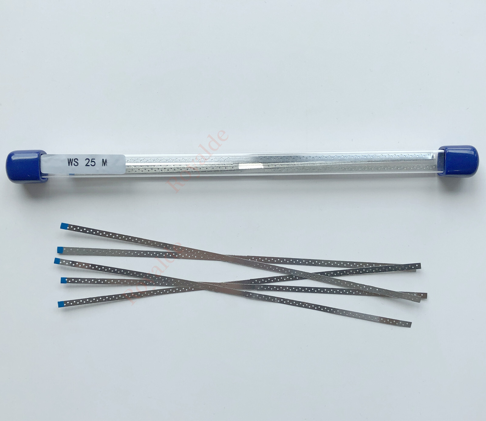 Blue Dental Stainless Metal Polishing Finishing Strips Single Strip 2.5mm Narrow