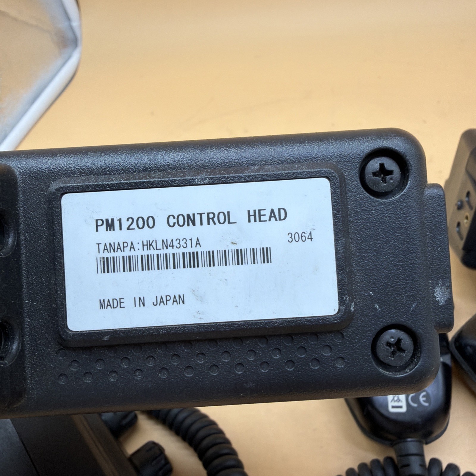 MOTOROLA PM1200 Control Head HKLN4331A & AARMN4025C Mic – Lot of 3