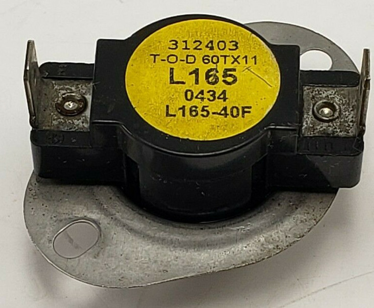 Therm-O-Disc Limit Switch L165 L165-40F 312403