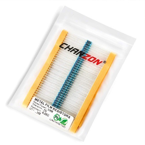 100pcs 1/4W 0.25W 6.2K Ohm 6k2 Metal Film Fixed Resistor 0.01 1 Tolerance
