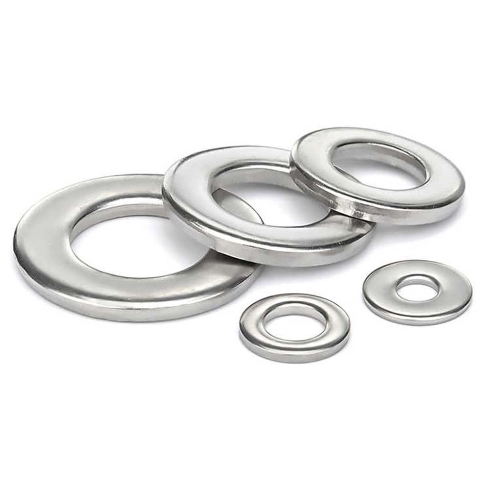 Flat Washer Gasket Metal Ring Shim A2 Stainless Steel ID 1.6-36mm for Screw Bolt