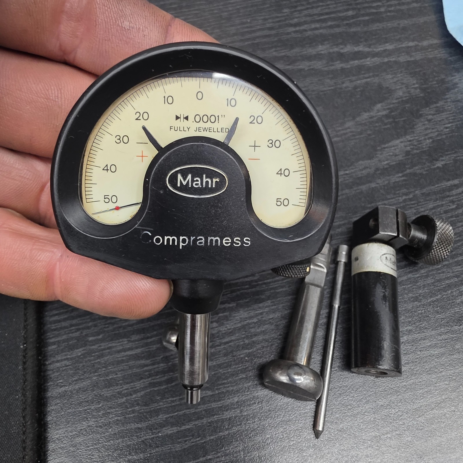 Mahr Intramess Compramess ID Dial Bore Indicator Gage .0001″ Comparator