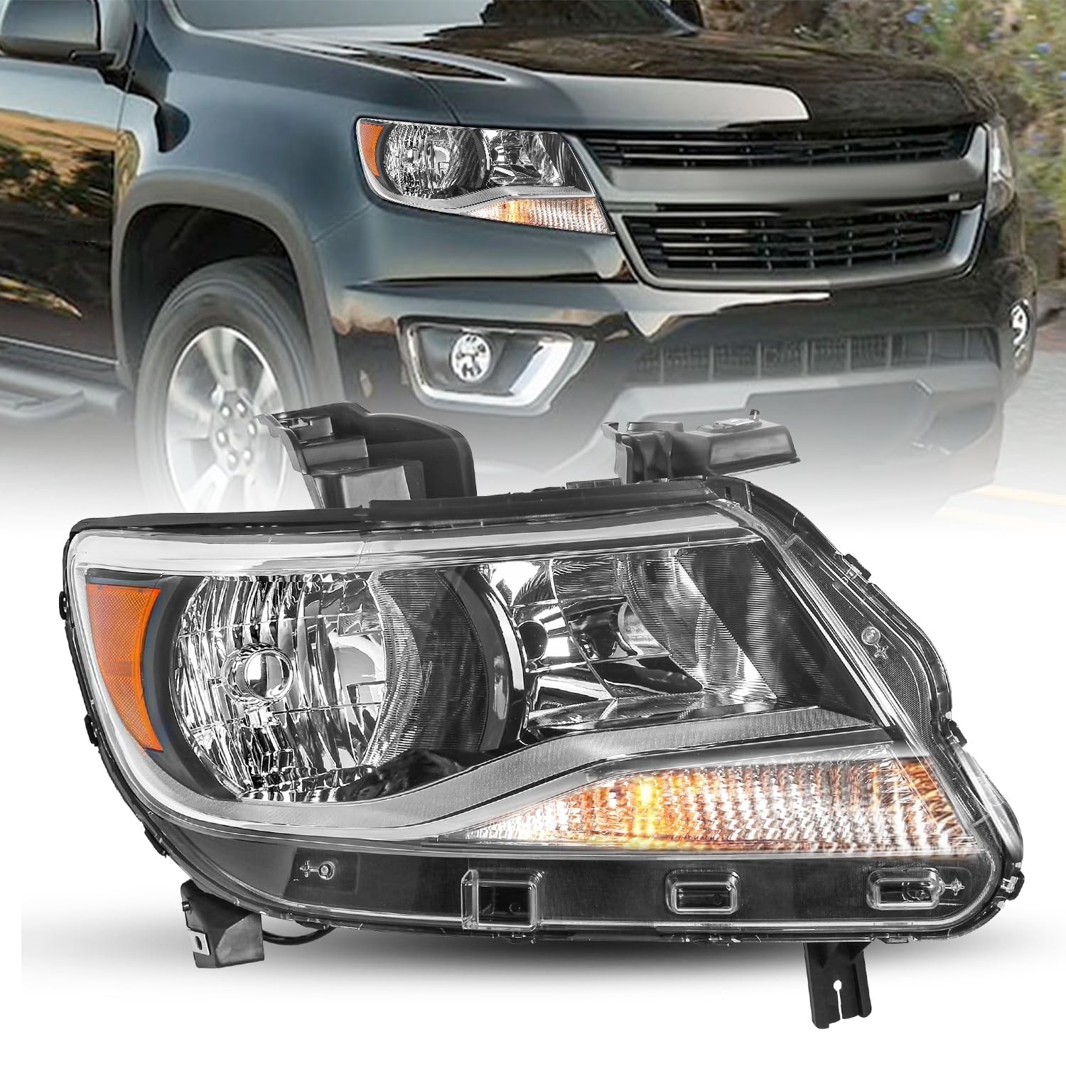 Colorado 2015-2022 Headlight Assembly Extra Cab Crew Cab Halogen Right Passenger