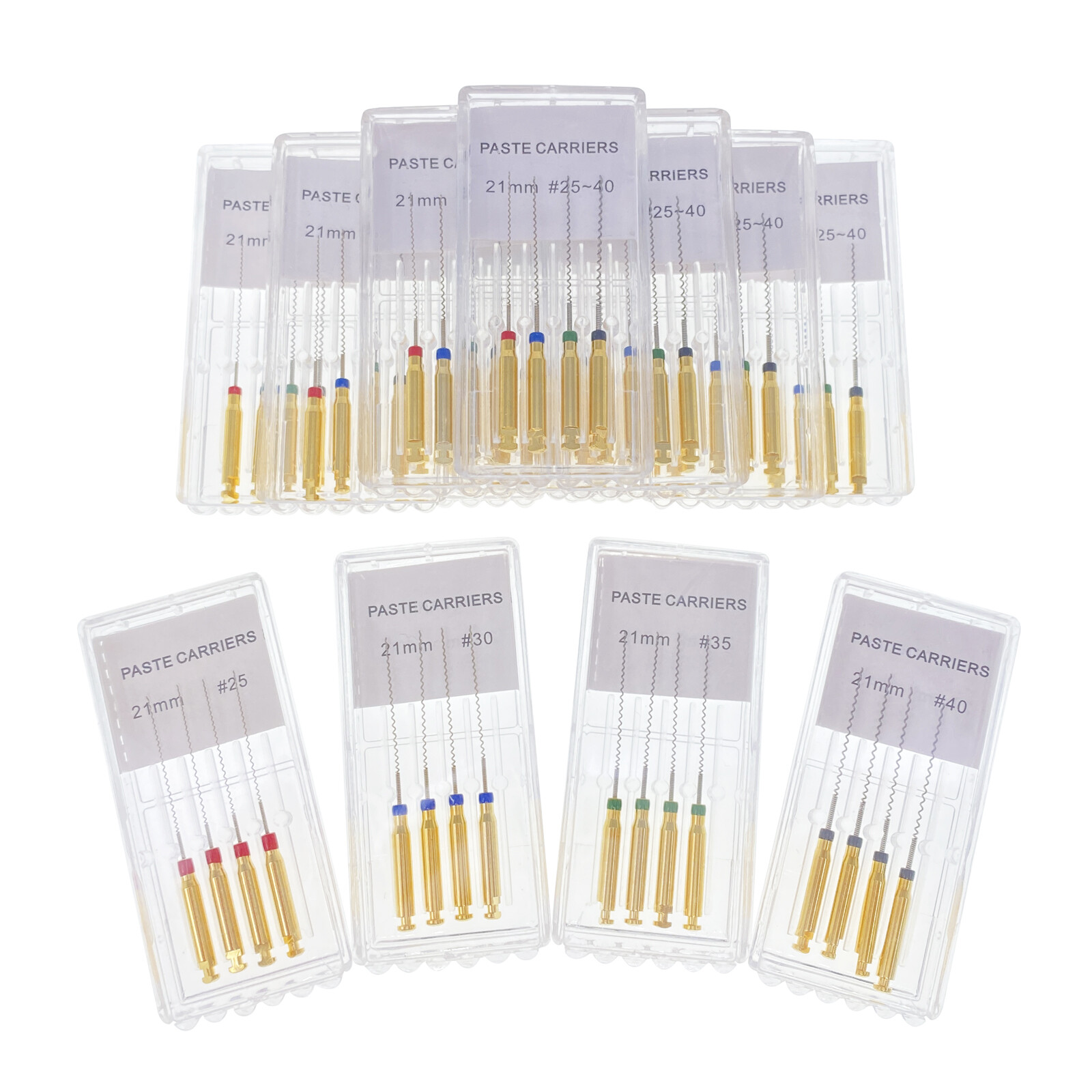 Dental Paste Carrier Spiral Fillers Engine Use Stainless Steel 21//25mm 25-40
