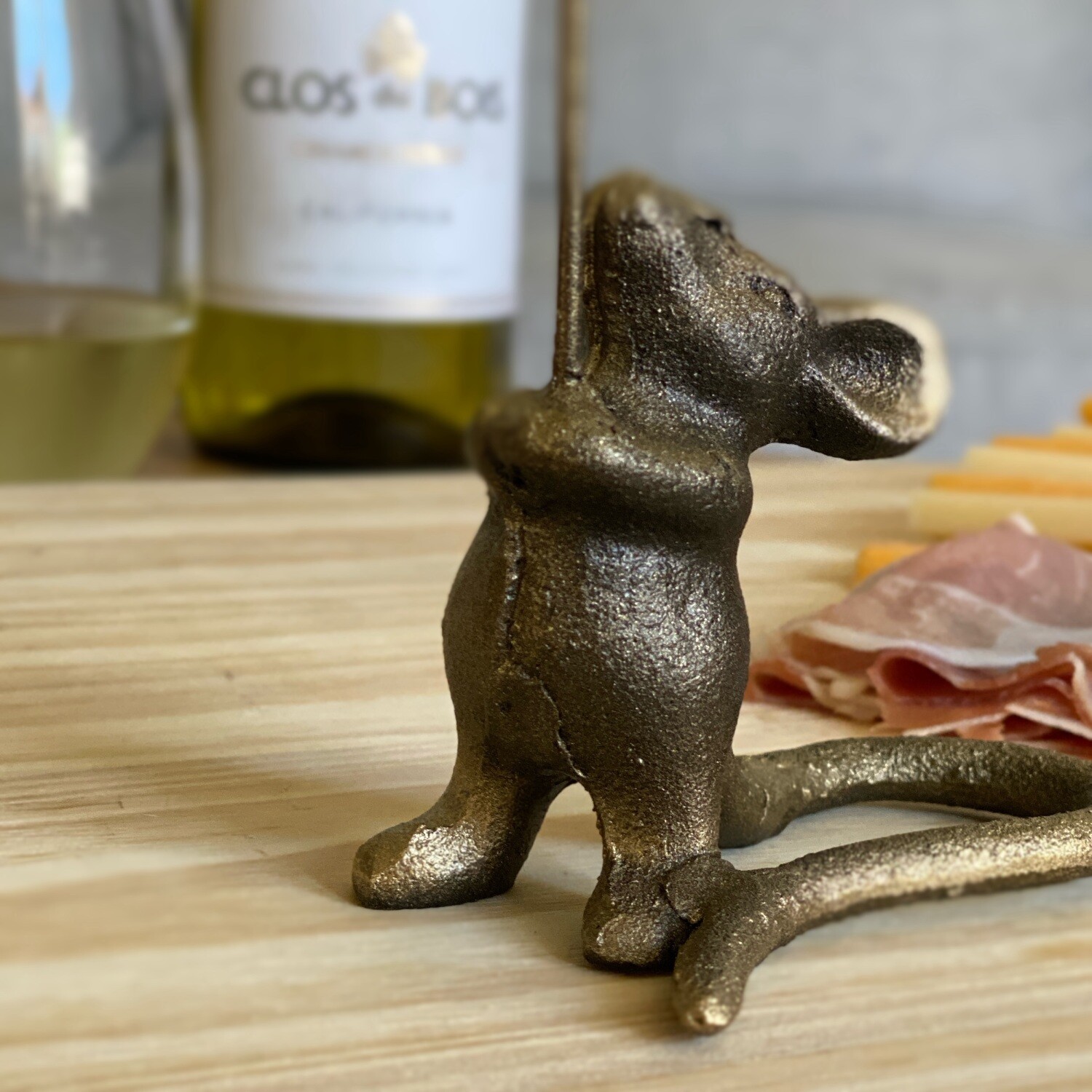 Mice Table Place Setting – Gold Bronze Silver Black 4 Inch – Set of 3 Pieces
