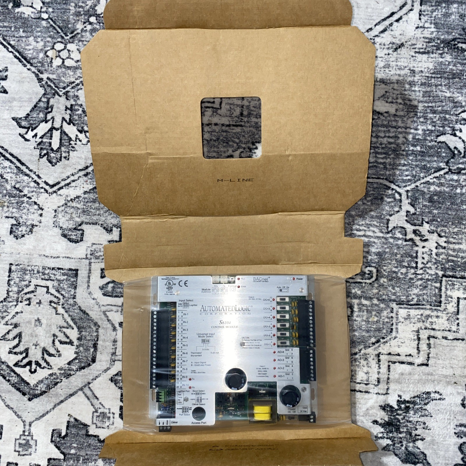 Automated Logic S6104 Control Module Original packaging and plastic Seal