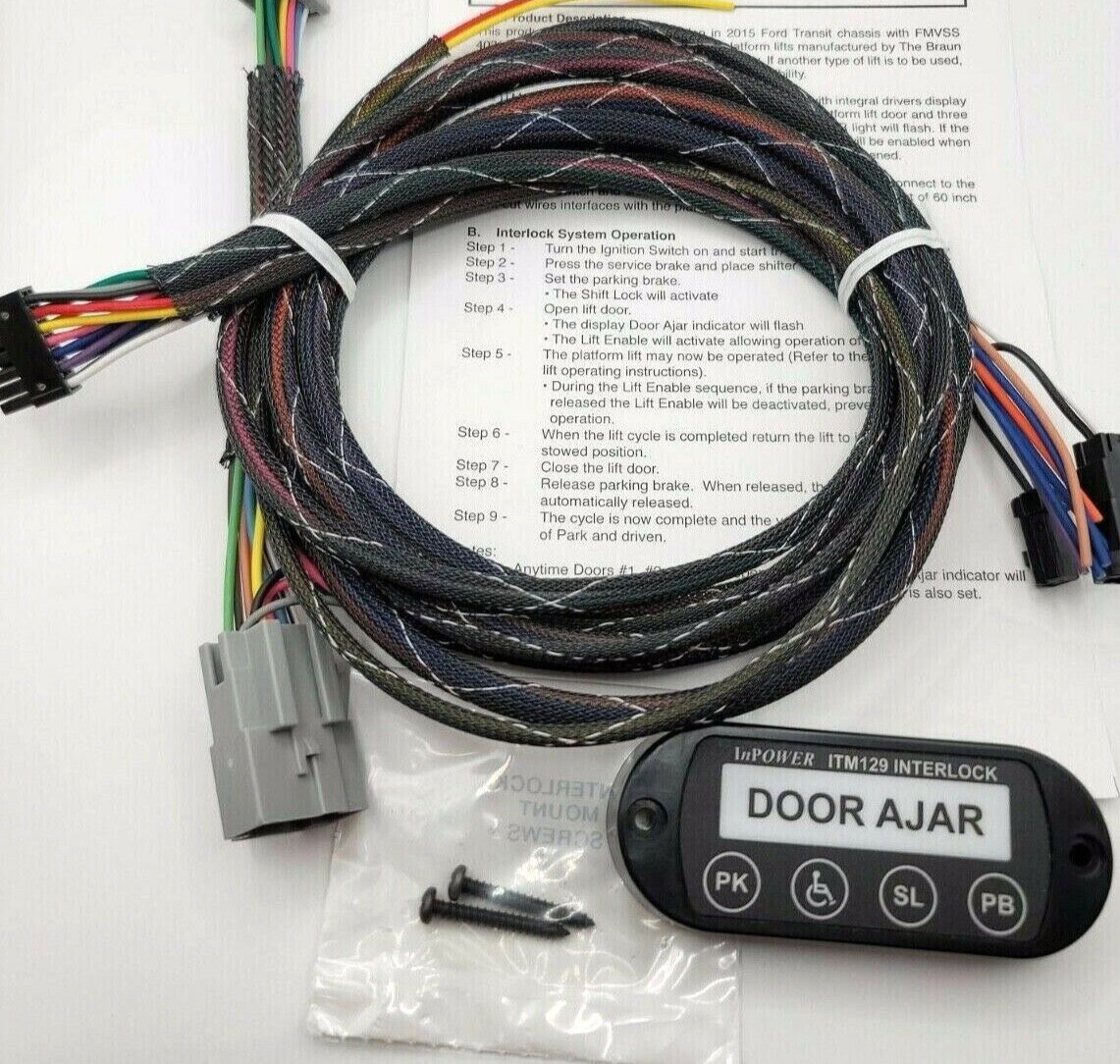 INPOWER ITM129 2015-PRESENT WHEELCHAIR SAFETY INTERLOCK *C12