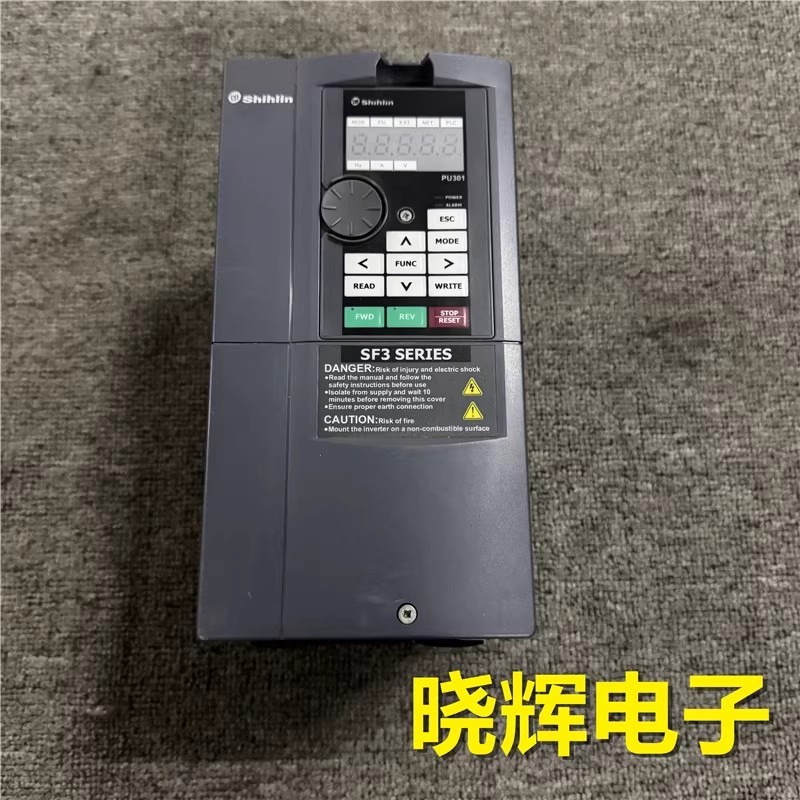 1Pcs Used Shihlin inverter SF3-043-7.5K/5.5KG 7.5KW/5.5KW 380V