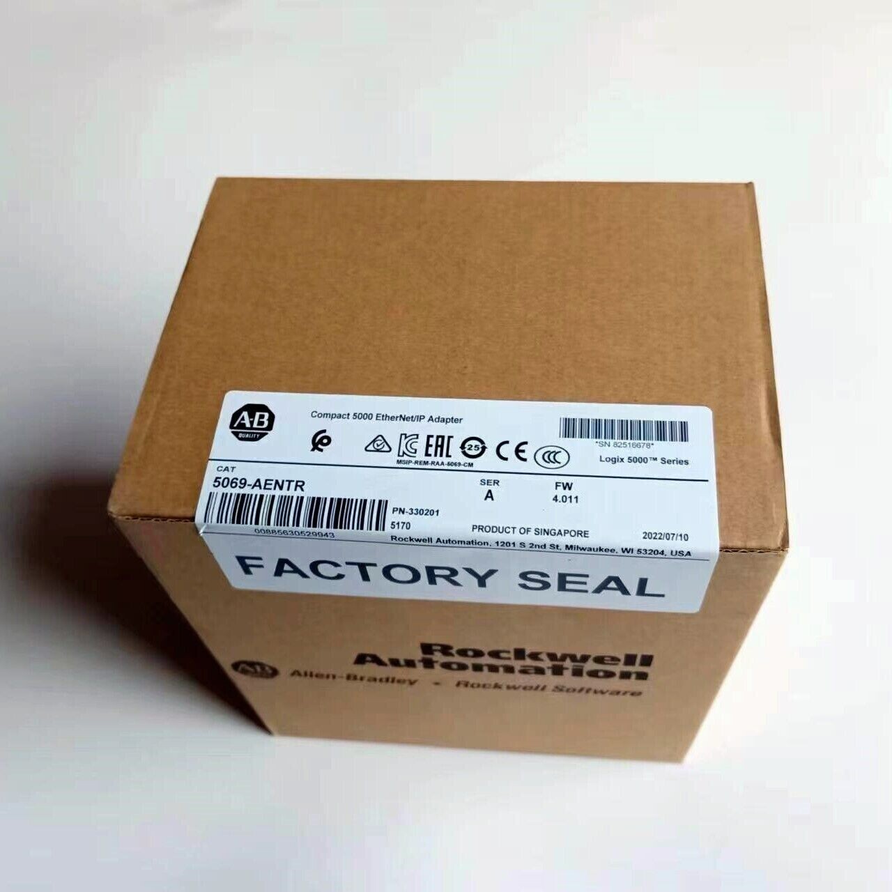 Newest Factory Sealed AB 5069-AENTR Compact 5000 EtherNet/IP Adapter 5069AENTR