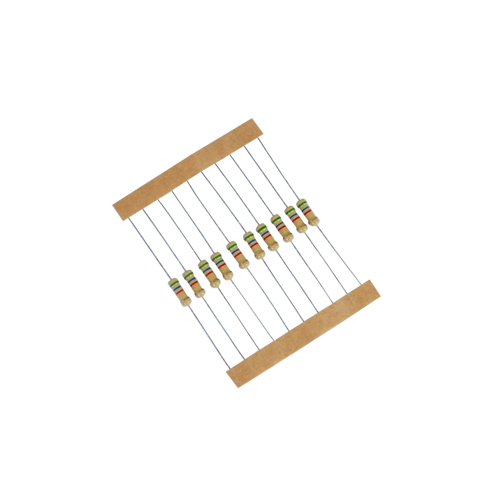 1500-Piece Carbon Film Resistor Kit 1Ω-10MΩ 0.5W 5% Assortment for Electronics
