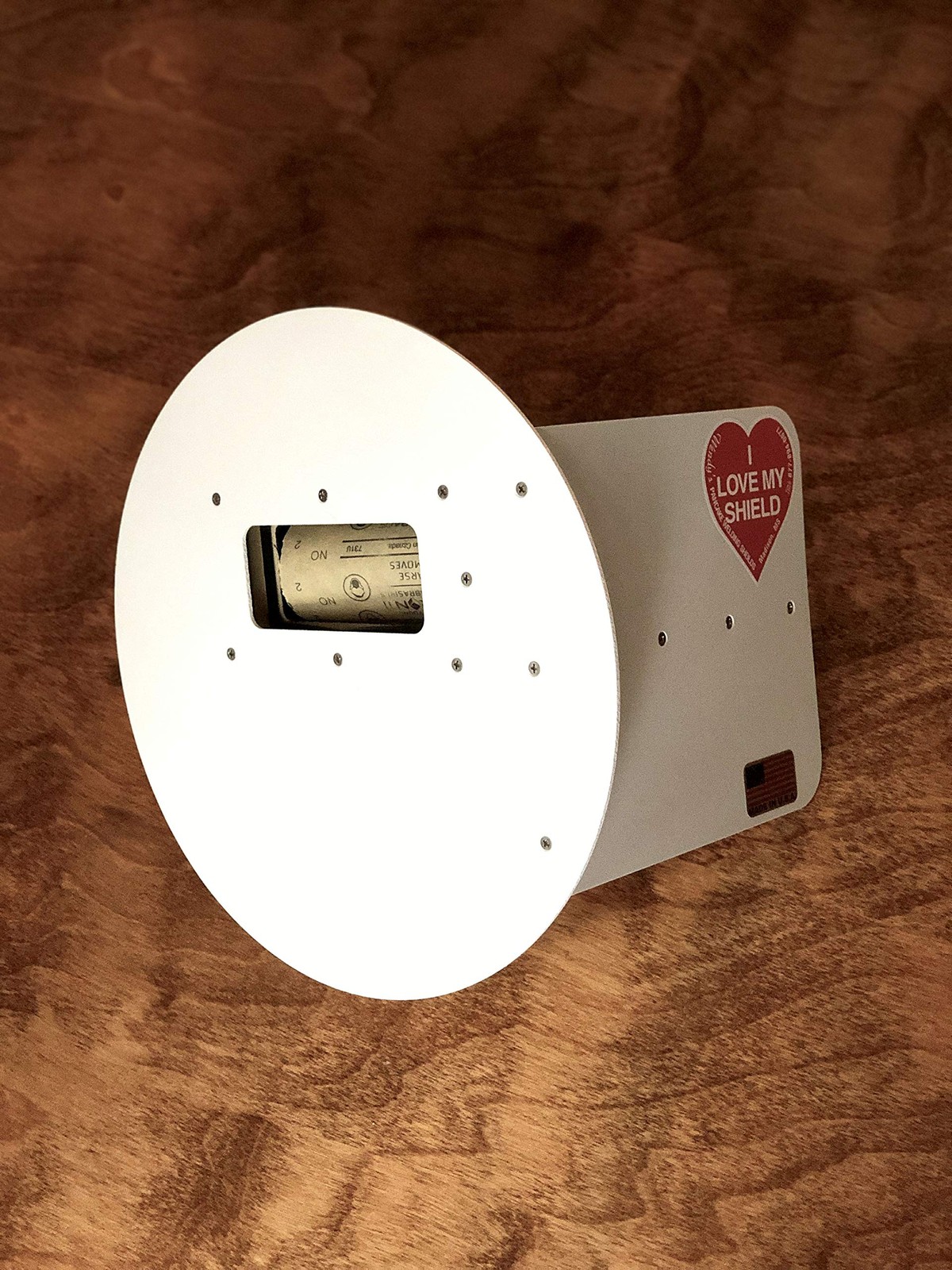 Wendy’s Pancake Welding Hood Helmet w/Strap – Right Handed – White