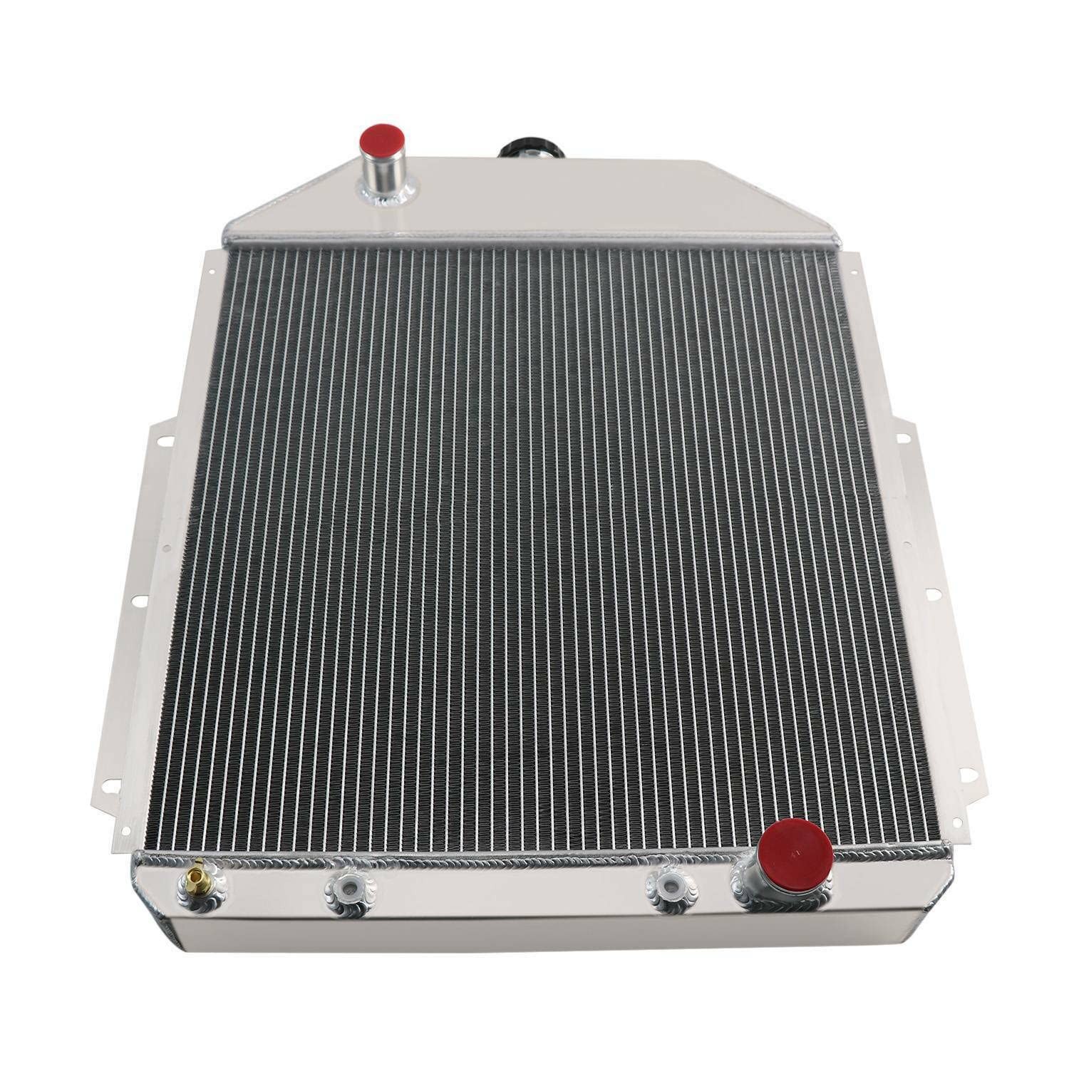 3 Row Core Aluminum Radiator for 1942-1952 Ford F1 F2 F3 F4 GM Chevy V8