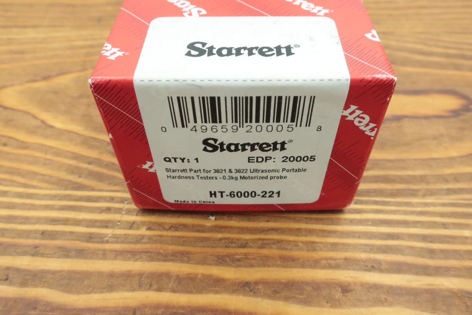 Starrett HT-6000-221 Motorized UCI Probe 0.3kg for 3821 & 3822 Hardness Tester