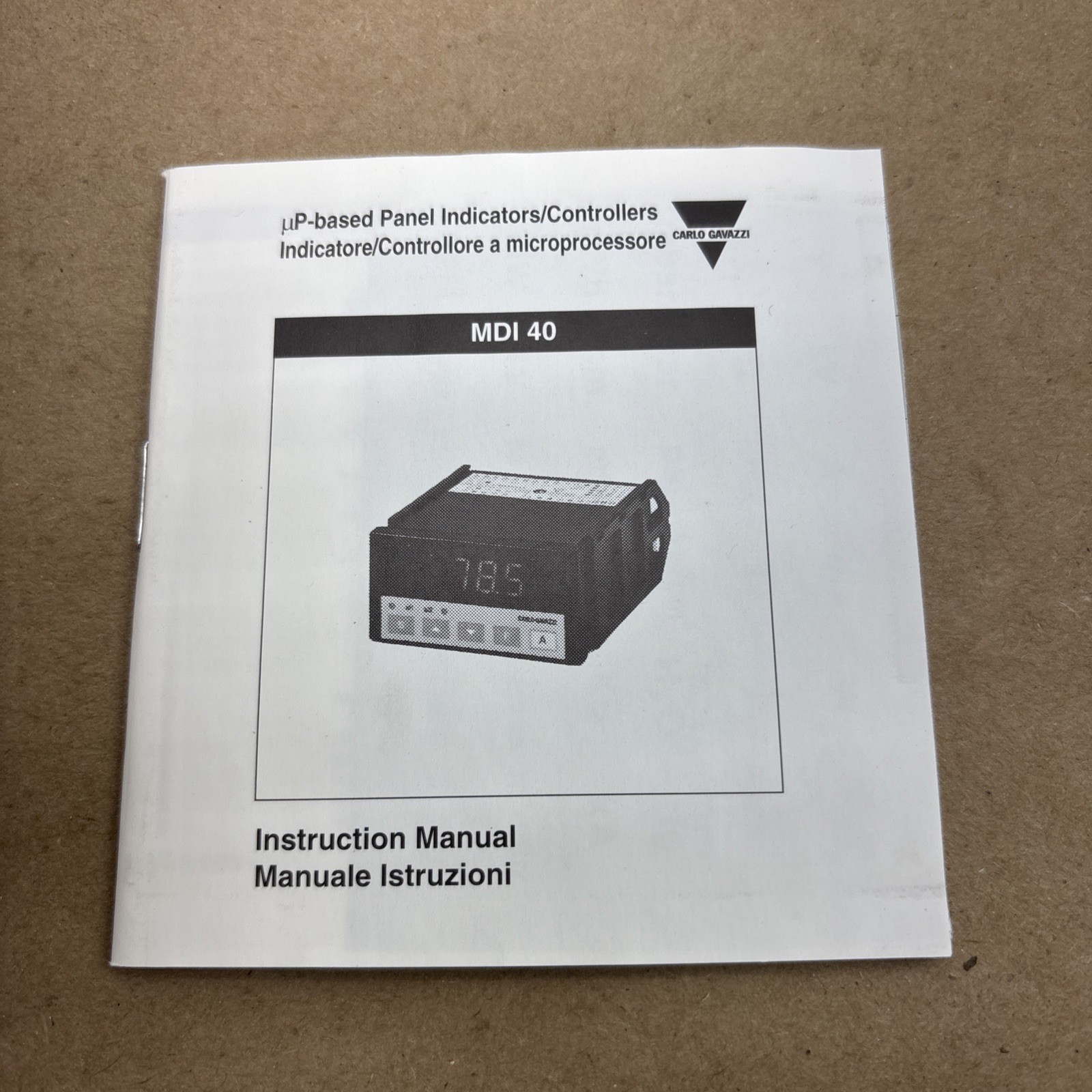 New In Open Box Carlo Gavazzi Mdi 40 Inputs: 200 Mv/2v/20v Dc/ac Power: 9-32v
