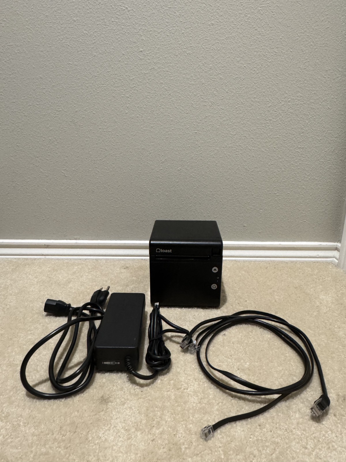 Toast Flex POS TP200 Thermal Receipt Printer w/ Ethernet Cables & FREE SHIP