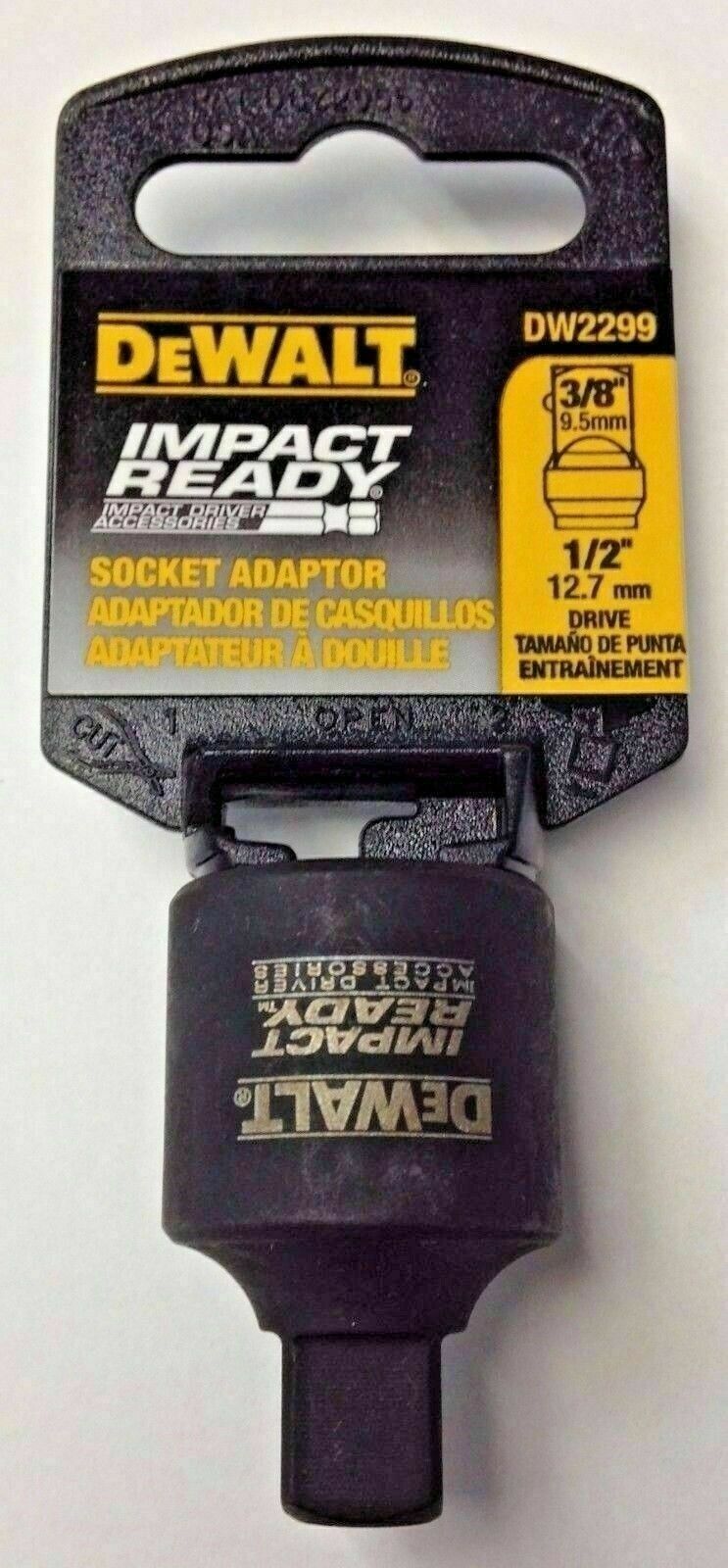 DeWalt DW2299 Impact Ready Socket Adapter 1/2″ to 3/8″