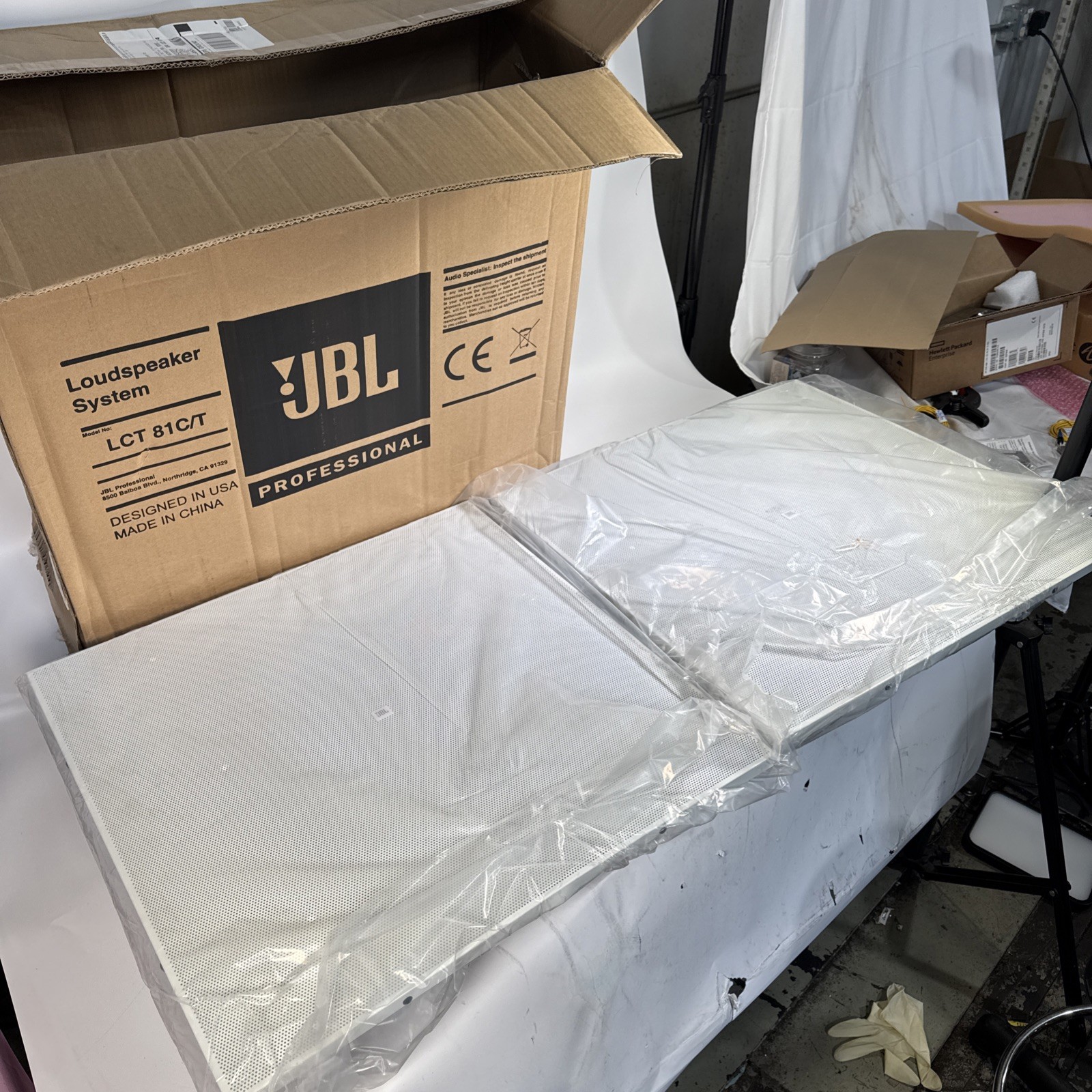 2 JBL LCT 81C/T Commercial Drop Ceiling Tile Speakers For Office/Restaurant/Cafe