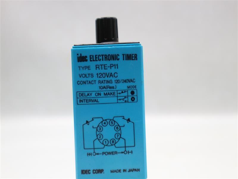 Idec RTE-P11 RTEP11 Timer 120VAC w/ Socket 30 Days Warranty Fast Shipping