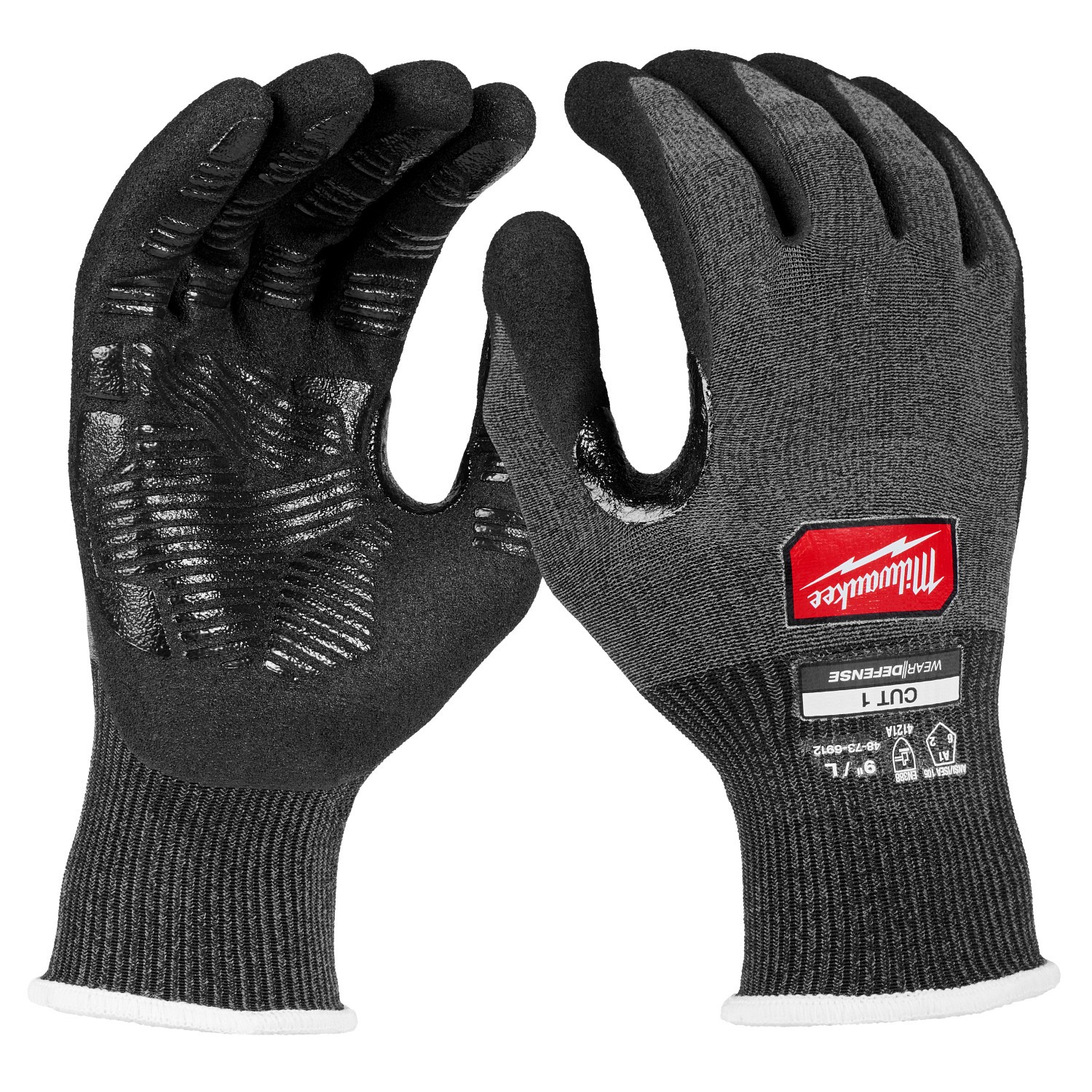 Milwaukee 48-73-6910 Cut Level 1 Nitrile Dipped Work Gloves