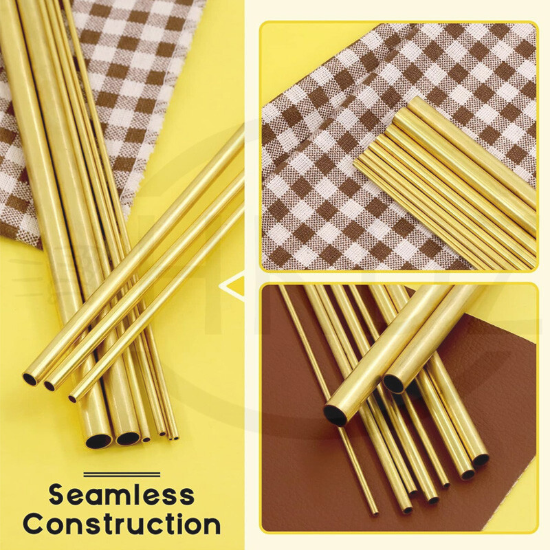 Brass Round Tube OD 0.8mm 0.9mm 1mm 1.2mm 1.5mm 2mm 3mm 4mm -19mm Lengths 300mm
