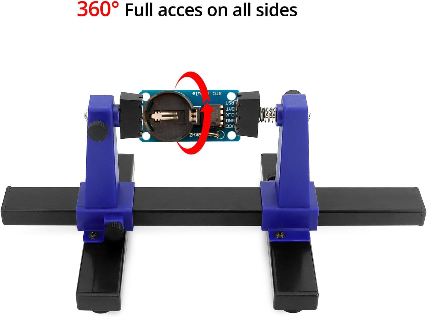 Adjustable PCB Holder 360° Rotating Solder Clamp Stand DIY Tool for Board SMDPro