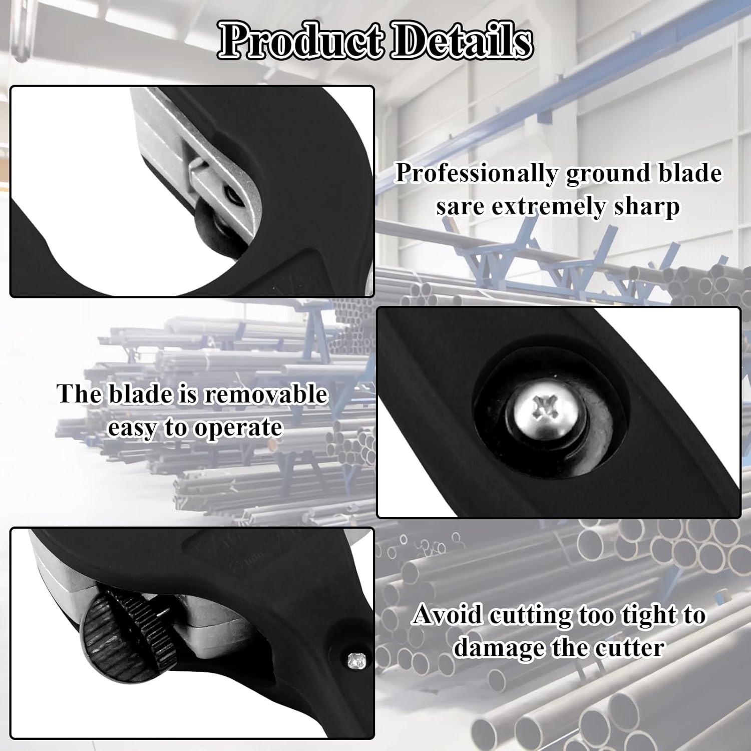 Ratcheting Tubing Cutter Tool Copper Pipe Ratchet Tube, Tube Cutter 8-29mm