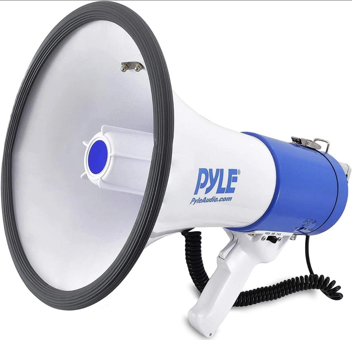NIB- Portable Megaphone Speaker PA Bullhorn Built-in Siren Adjustable Volume
