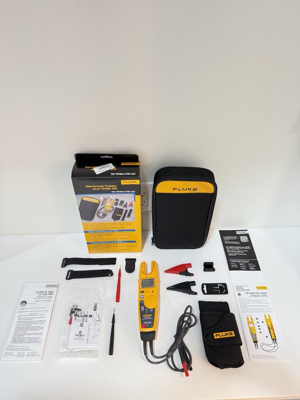FLUKE T6-1000 ELECTRICAL TESTER W/ TPAK-HT6 AC285 KIT (NEW FACTORY SEALED) NEW
