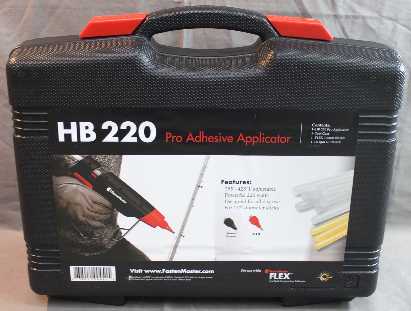 FastenMaster HB220 ~ Pro Adhesive Applicator For Hot Melt Construction Adhesive