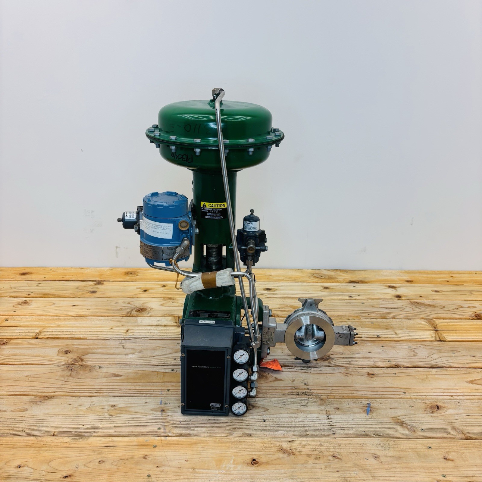 Fisher 8580 3″ CL150-300 High Performance Butterfly Valve w/ 1052 Actuator – New