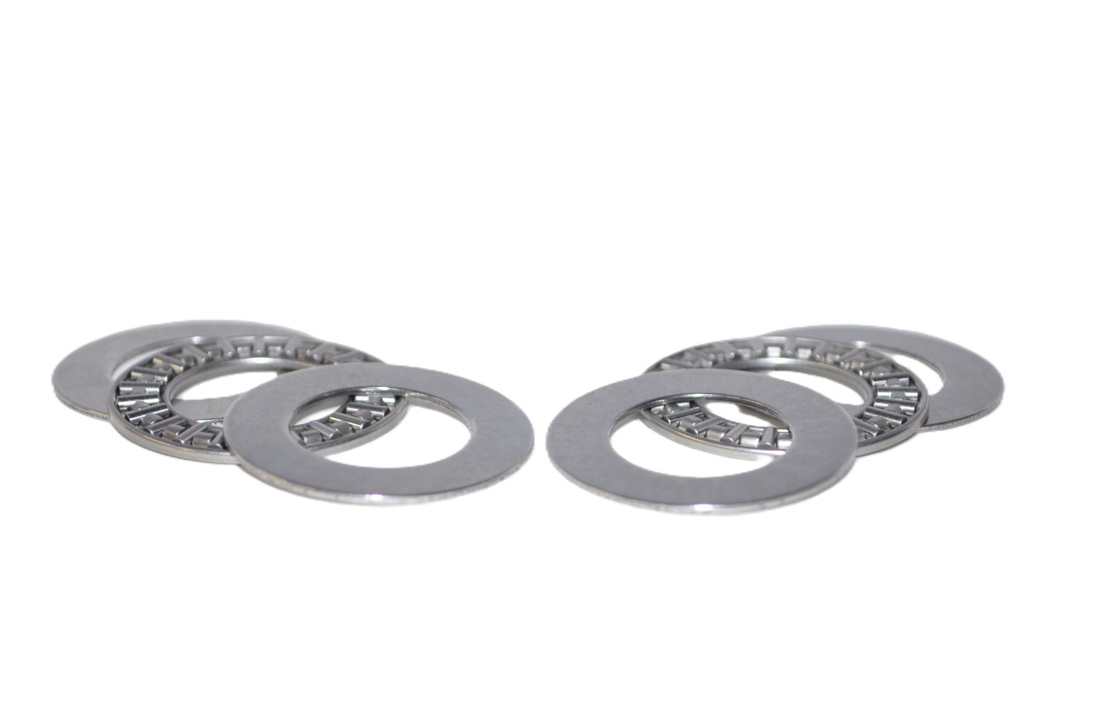 Mower Steering Spindle Needle Bearing Kit: AXK2035 Bearings and AS2035 Washers