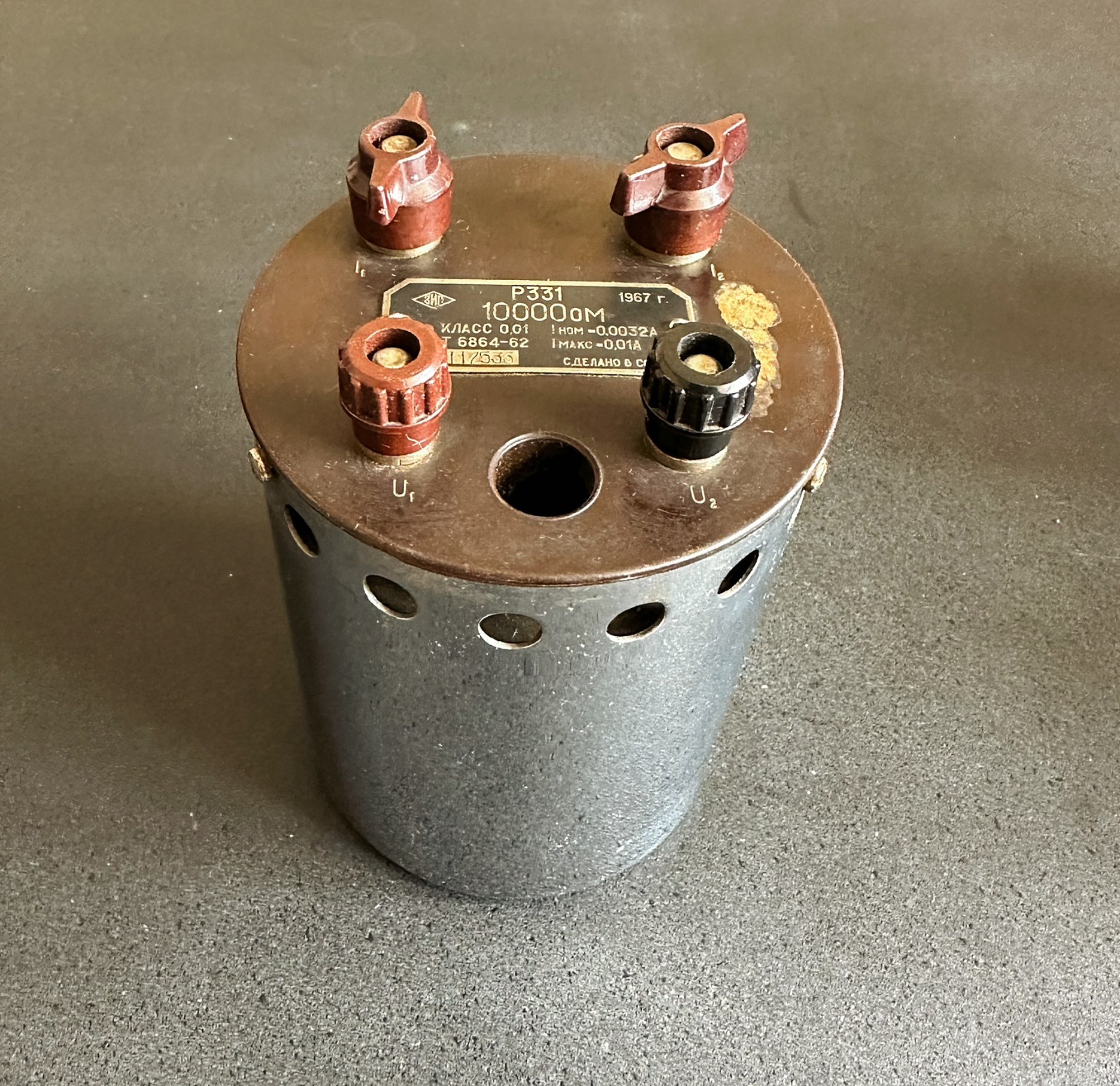 10000 Ohm Ω Resistance Standard Resistor Accuracy 0.01% CALIBRATOR Coil Used