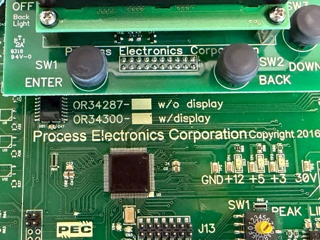 Process Electronics OR34300-01 Microprocessor Control Board w/ Display