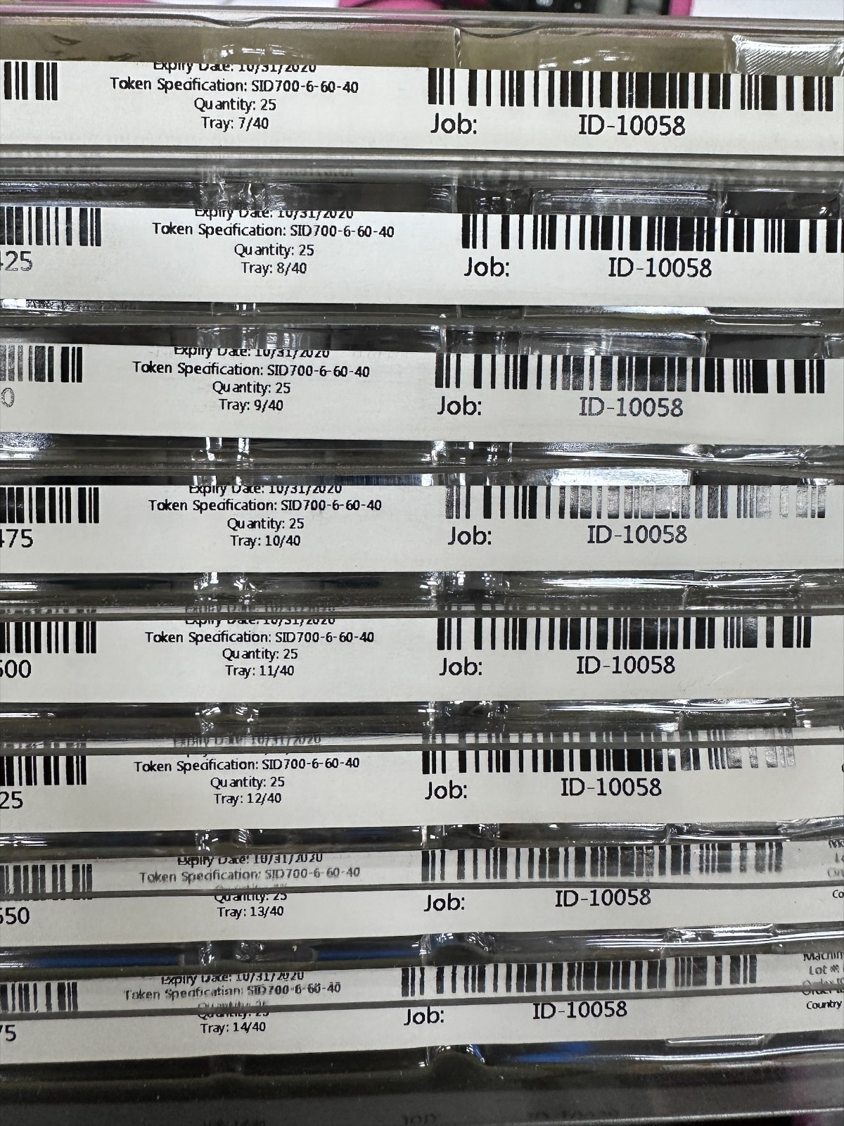 NEW LOT of 200 RSA SecurID SID700 6-60-36 Hardware Expired on 10/31/2020