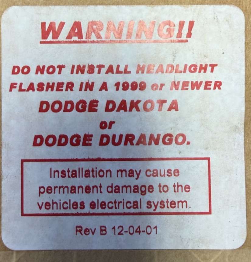 Soundoff Signal ETHFSS-SP, Headlight Flasher, Solid State