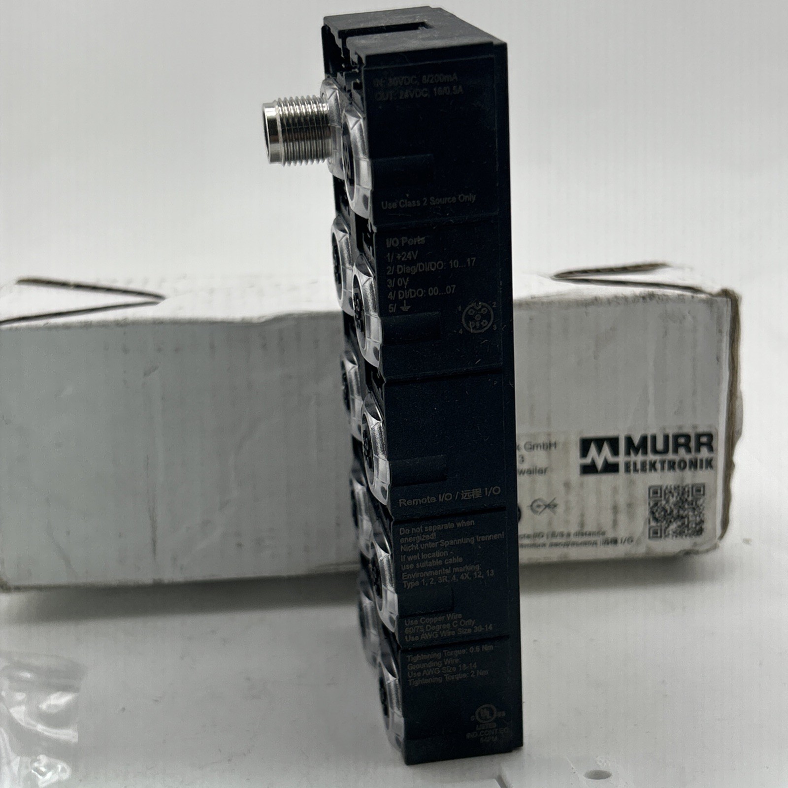 Murr Elektronik 56601 Cube67 Dio16 E 8xm12 I/o Expansion Module 30v-dc