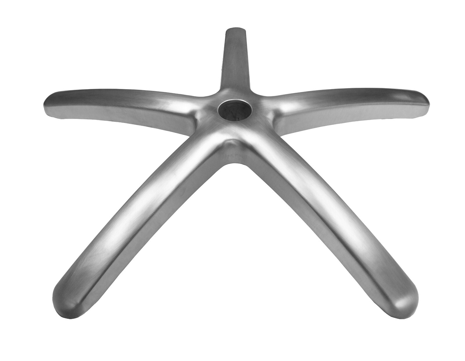 Heavy Duty 28″ Brushed Aluminum Replacement Office Chair Base – S3800B