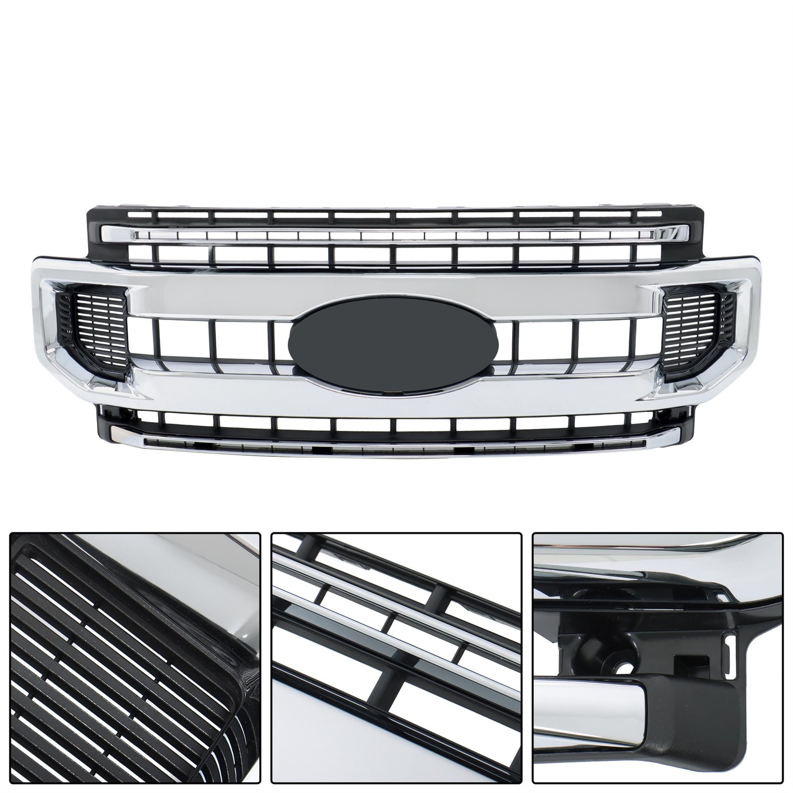 Front Bumper Chrome Grille LC3Z8200BA F-250 F-350 Super Duty 2020 2021 2022