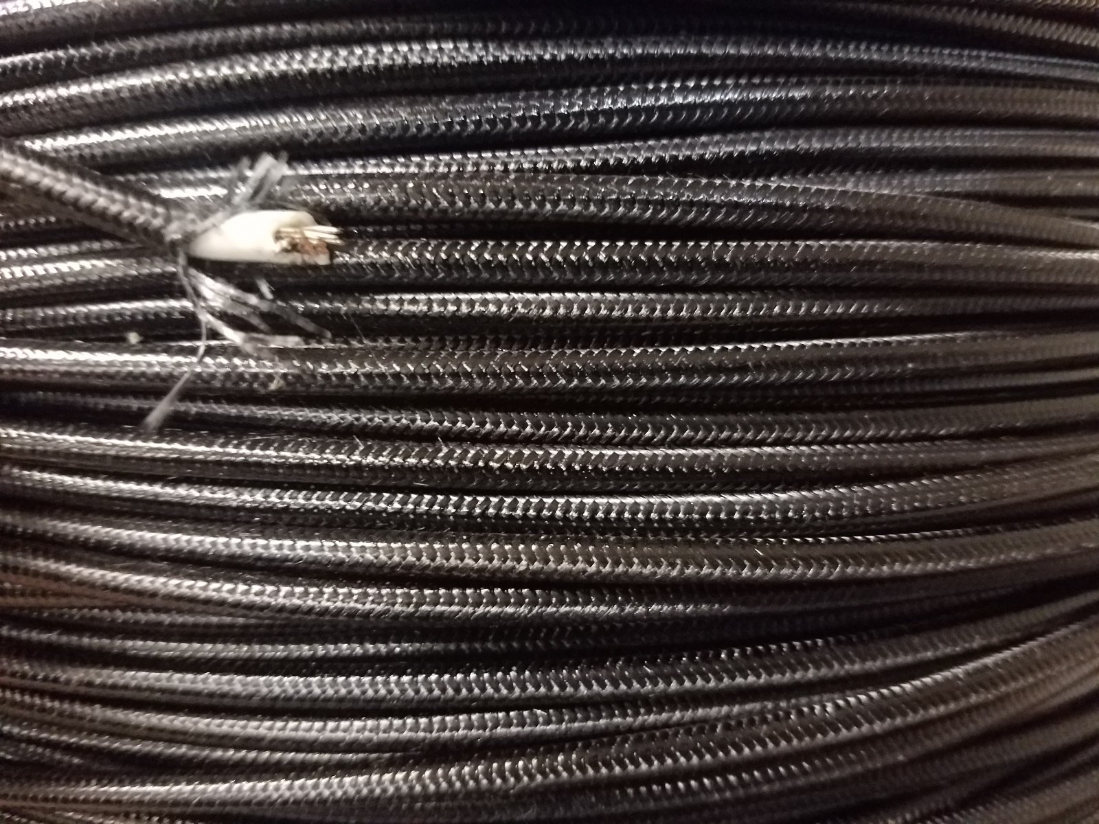 SRML BLACK 10 AWG 100′ FT FIBER GLASS BRAID APPLIANCE HI TEMP WIRE MOTOR LEAD