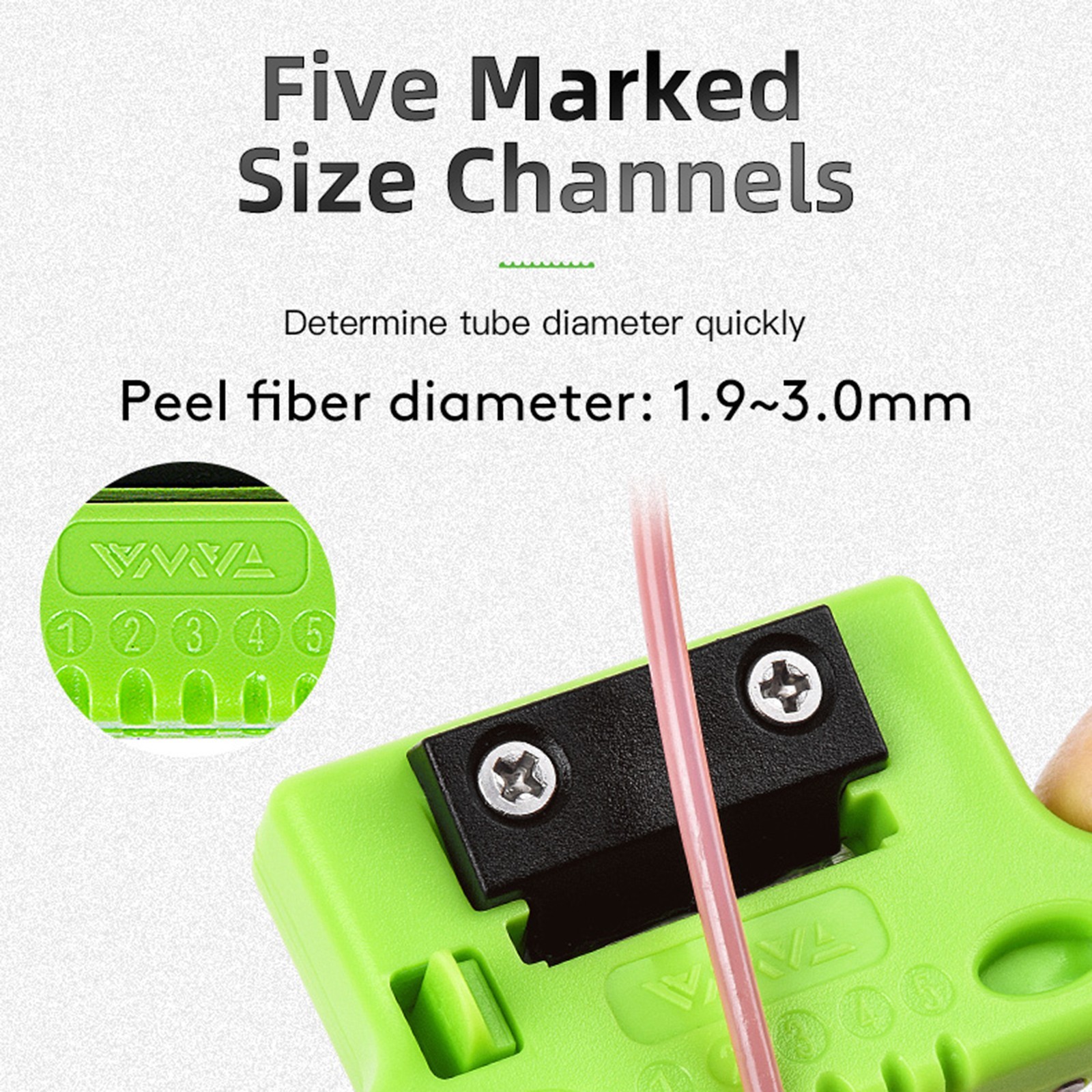 TAWAA Fiber Cable Ribbon Stripper MSAT-5 FTTH Fiber Optic Stripping 1.9~3mm