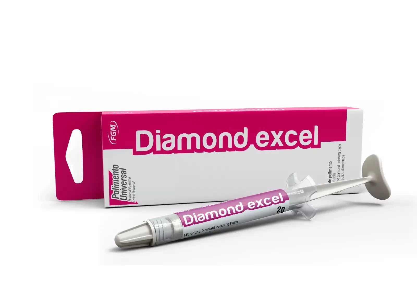 FGM Diamond Excel Diamond Based Dental Polishing Paste with Extra Fine Grit 4gm