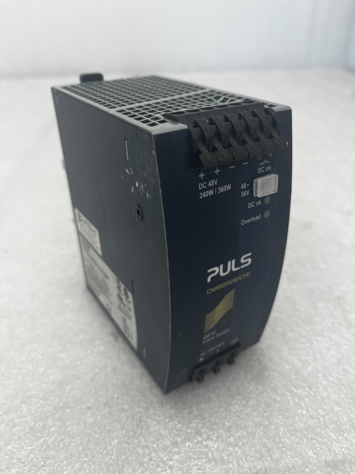 PULS Dimension Hatteras QS10.481 PSA-48C-3NA DC 48V 240W/260W Power Supply QS10