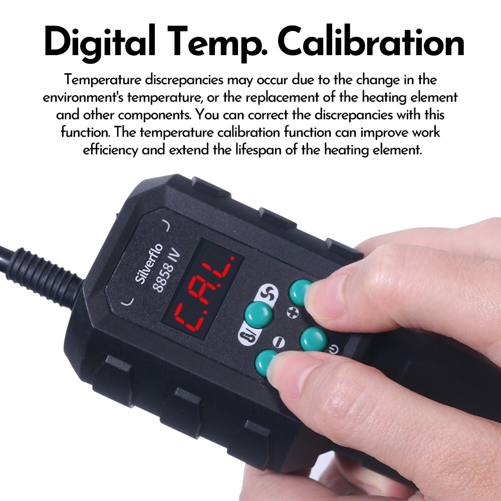 700W Hot Air Gun Digital Portable Heat Gun Nozzle Soldering Station+Heating Core