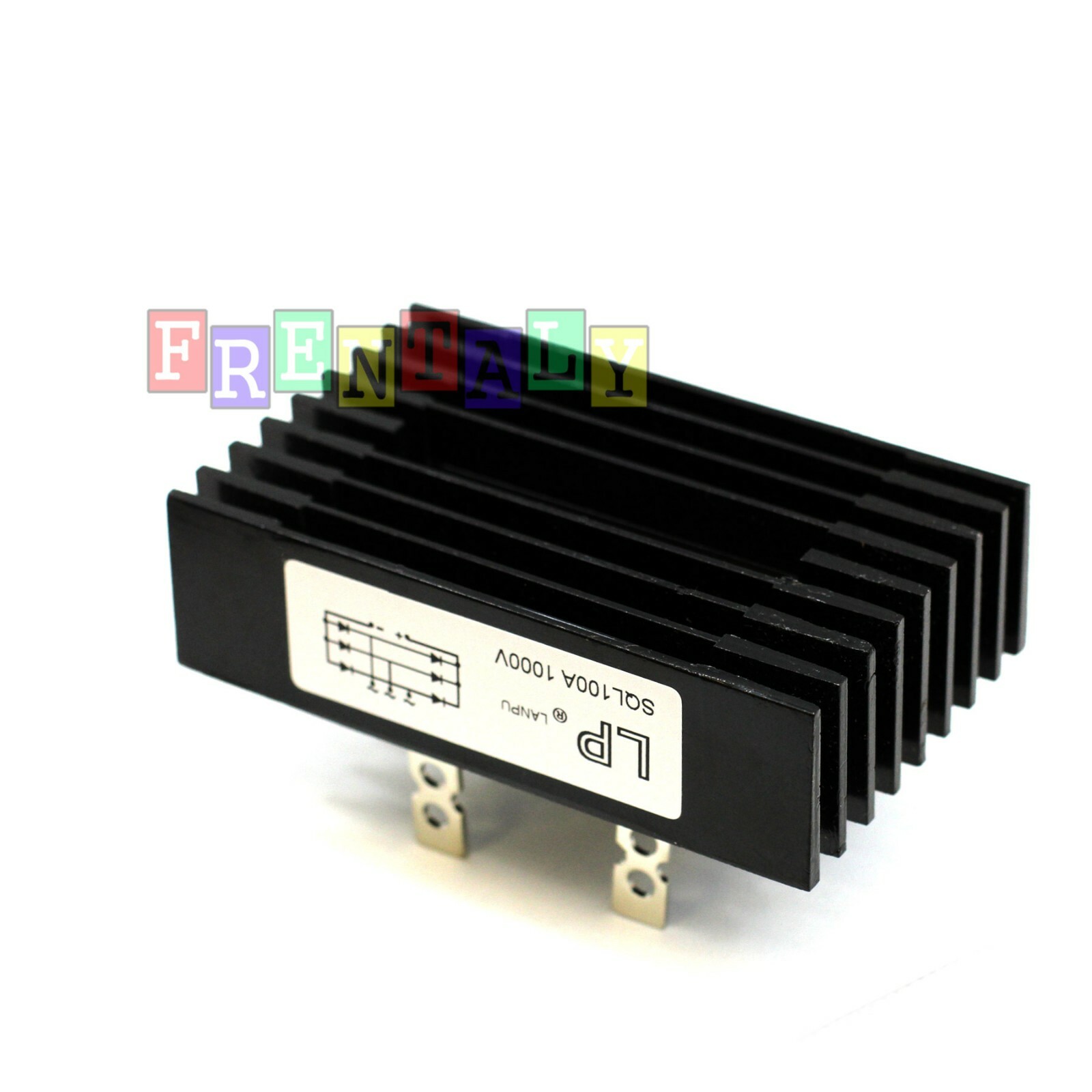 Amico SQL 100A Amp 1000V 3 Phase Diode Metal Case Bridge Rectifier TS