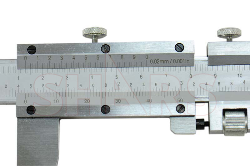 12″ / 300mm Heavy Duty Vernier Caliper 2.90″ Jaw Depth + Inspection Report R}