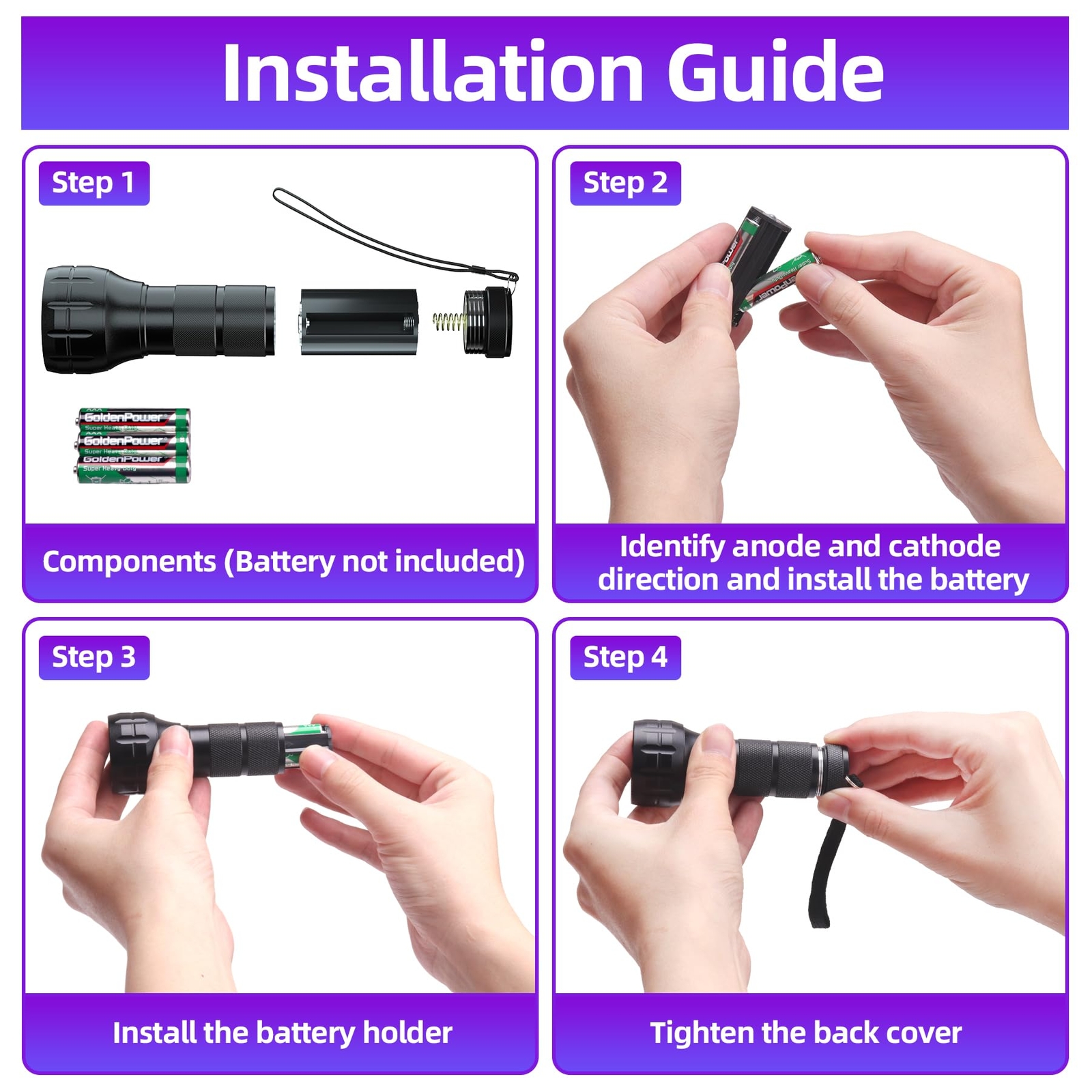 Air Conditioner Leak Detector Tool AC Leak Detector Kit UV Light for AC UV Dye