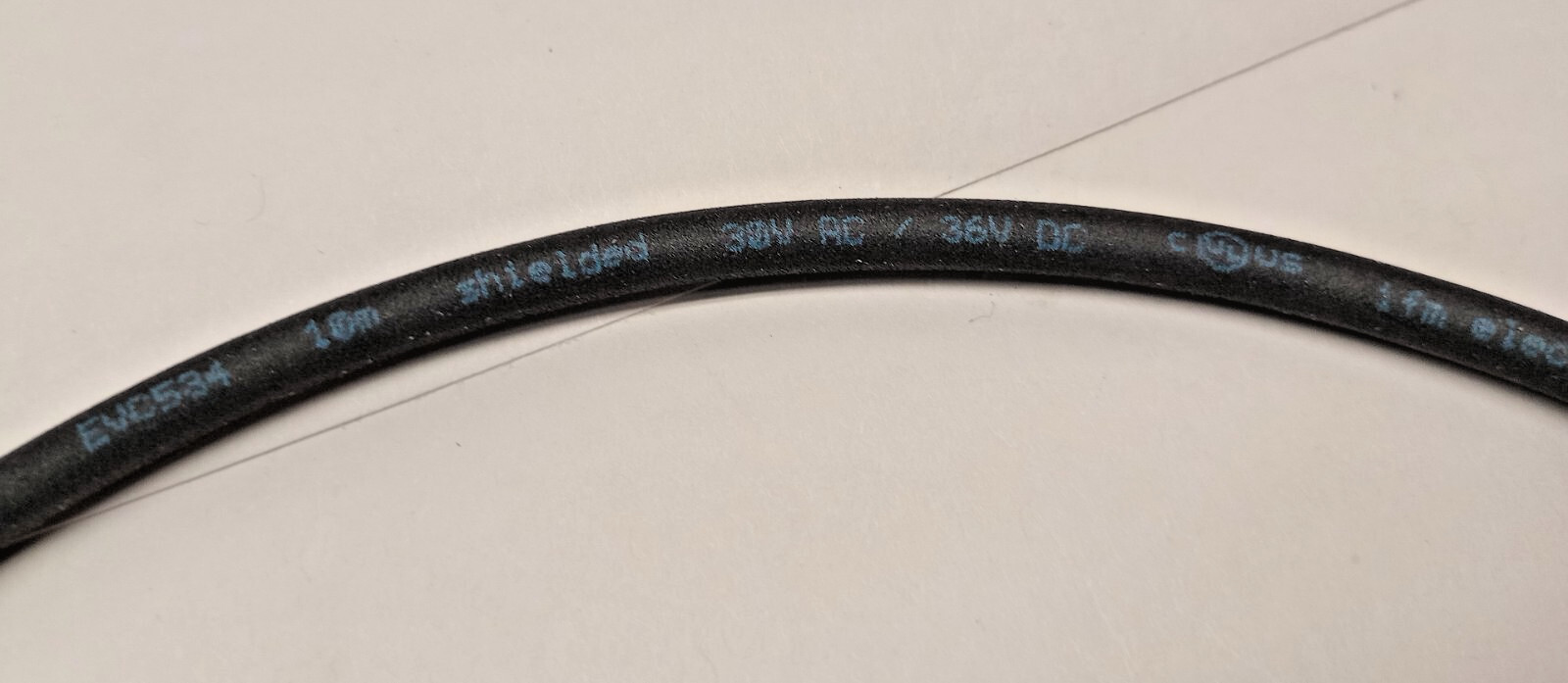 IFM Efector EVC071 Used Cable Single Ended Cordset M12 Female to Pigtail 5m 5pin