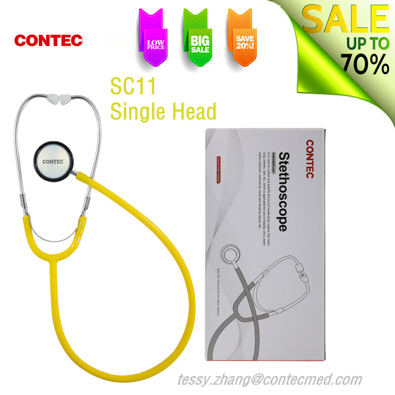 Blue Cardiology Stethoscope Tunable Diaphragm Professional Single Head SC11