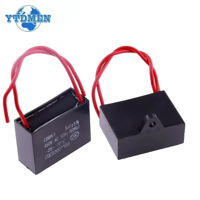 CBB61 Capacitor 450V Fan Capacitor New Start Capacitor